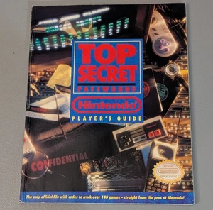 Nintendo Player’s Guide - Top Secret Passwords Book - NES Super SNES Game Boy - Imagen 1 de 16