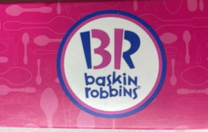NEW BASKIN ROBBINS BR Official Silver Tone Metal Ice Cream Spoon Rare Gift - Picture 1 of 6