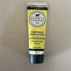 NEW Dionis Skincare Goat Milk Body Lotion White Jasmine Shea Travel Size 1oz 28g - Picture 1 of 2