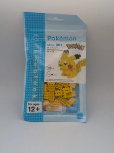 Rompecabezas Pokémon Pikachu Extravagante Divertido Nanoblock Kawada Bloques de Construcción NBPM 001 - Imagen 1 de 3