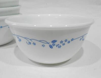 ❤️ Corelle PROVINCIAL BLUE 12-oz RICE BOWL Sauce Dessert *English Garden Flowers - Image 1 of 3