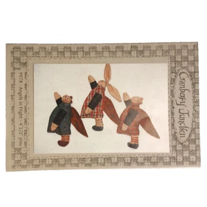 Trapunta Angeli in Volo Modello Peluche Giunzione Mirtillo 4,5" Spille Coniglietto Vintage - Foto 1 di 6
