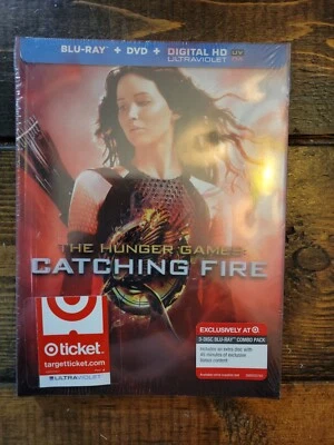 CATCHING FIRE Blu-ray+DVD+Digital Ultraviolet 3-Disc BLU-RAY *Brand New* - Image 1 of 3