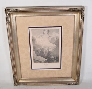 Mucha Alphonse Illustration September Serenite 7 x 9 Image Art - Picture 1 of 5