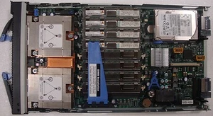 IBM 46C5099 BladeCenter HS21 2x Xeon QC E5440 2.83 GHz 32GB Ram 73GB SAS HDD - Bild 1 von 2