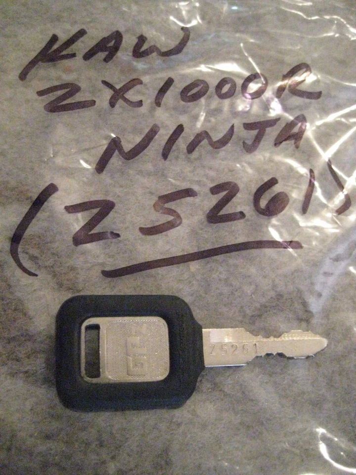 KAWASAKI ZX1000R CHAVE DE IGNIÇÃO NINJA PRÉ-CORTADA Z5261 NOS! - Imagem 1 de 1