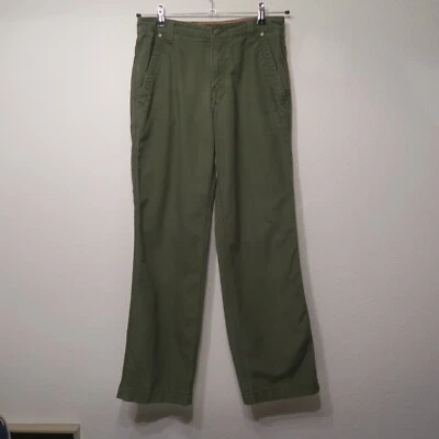 Pantalones chinos Toad & Co Horny Toad 30 31 verde oliva 5 bolsillos algodón pierna recta Foto 1 de 4