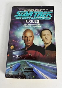 Star Trek The Next Generation Exiles Novel #14 1990 First Print - Picture 1 of 3