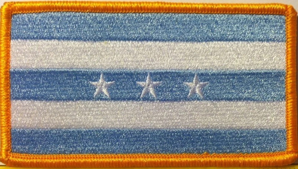 Santiago de Guayaquil ECUADOR Flag Embroidered Patch With Hook Adhesive Fastener - Image 1 of 1