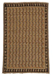 Traditional Sirjan Handmade Wool Authentic Persian Vintage Antique Rug 150x232cm - Bild 1 von 5