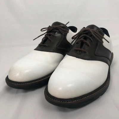 Zapatos de golf Reebok de cuero con montura para hombre talla 8 anchos Foto 1 de 4