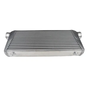Nuevo Intercooler de Aluminio de Montaje Frontal 25"X12"X3" Entrada y Salida 3" Turbo - Imagen 1 de 9