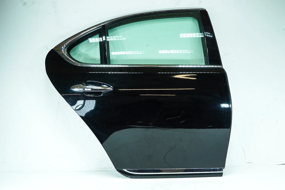 07-17 Lexus LS460 Sedán OEM Trasero Derecho Paso Puerta Lateral Panel Carcasa Negro 5088 Foto 1 de 4
