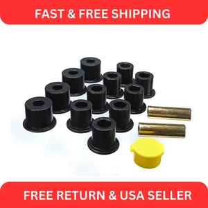 Rear Leaf Springs Bushing Kit 7.2103G BlackF or 1986-94 Nissan D21/95-97 Pickup - Picture 1 of 4