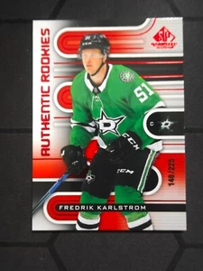 2022-23 SP Game Used Hockey Rookie Fredrik Karlstrom 148/225 - Picture 1 of 2