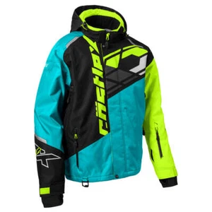Castle X Code G4 Snowmobile Jacket - Turquoise/Hi-Vis/Black - Bild 1 von 8