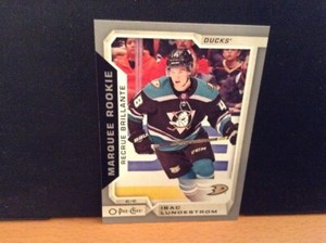 2018-19 Upper Deck Series 2 Isac Lundestrom RC O-pee-chee Update Marquee Silver