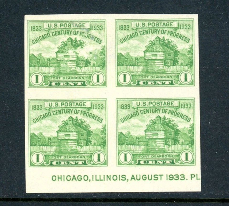 US Scott # 730a - MNH-NG - Block of 4 Stamps - Image 1 of 1