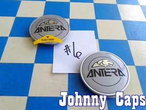 ANTERA 143 Wheels SILVER Center Cap # N/A. BLANK. Custom Center Caps (PAIR of 2) - Picture 1 of 8