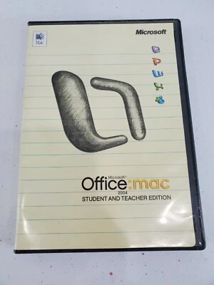 Microsoft Office: Mac 2004 Student And Teacher Edition (2004) w/ Product Key - Image 1 of 2