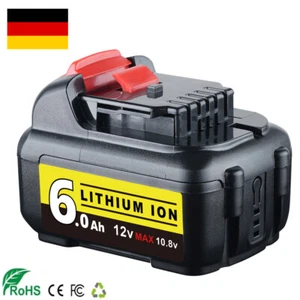 6,0Ah 12Volt XR Max Lithium-ion Battery Für DeWalt DCB120 Battery DCB121 DCB127 - Bild 1 von 12