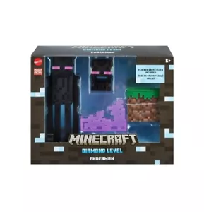 Minecraft Diamond Enderman Action Figure with Accessories 5.5-inch Toy Collectib - Picture 1 of 6