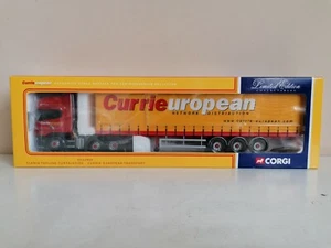 Ltd Edtn Corgi "Scania Topline Curtainside, Currie European Transport" - CC12903 - Picture 1 of 8