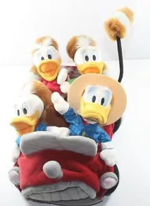 Raro peluche coche sobrinos pato Donald convención oficial de Disneyland 2001 convención oficial de Disneyana - Imagen 1 de 6