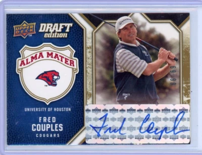 2009-10 Upper Deck Draft Edition #AM-FC FRED COUPLES Auto /99 - Houston Cougars - Image 1 of 2