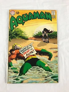 1969 DC Comics Aquaman #45 Wanted Dead or Alive - Last 12 cent issue - Picture 1 of 7