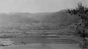 RPPC Aerial Birdseye View of Ashland, OR 1930s Oregon Postcard Patterson A-36 - Picture 1 of 5