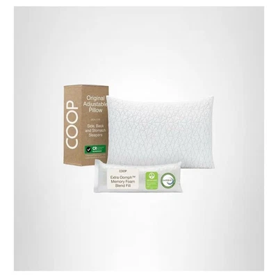 Coop Home Goods Original Adjustable Pillow, Queen Size Bed Pillow New Sealed Box - Image 1 of 4