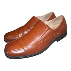 Scarpe eleganti Bruno Marc mocassini punta quadrata Oxford slip on formali - uomo taglia 11 - Foto 1 di 8