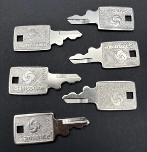 Vintage SAMSONITE Luggage Keys 6 #170S - Picture 1 of 1