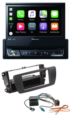 Pioneer DVD Bluetooth DAB USB MP3 Autoradio für Seat Ibiza 6J ab 08 nitschwarz A - Bild 1 von 4