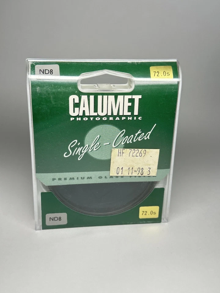 New Calumet Photographic Single coated premium Glass Filter 72mm ND8 Filter - Image 1 of 1