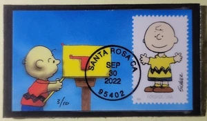 Charles M. Schulze, Peanuts, Charlie Brown Sc.#5726 First Day Magnet - Bild 1 von 1
