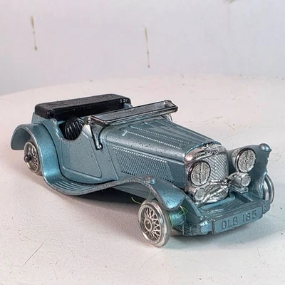 Matchbox 1936 SS100 Jaguar Diecast Model Car No. Colección vintage azul Lesney Y-1 Foto 1 de 4