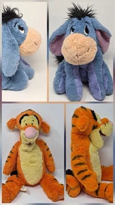 đź’ĄDisney Store "Winnie The Pooh"  Tigger & Eeyore Plush Toy  Soft Stuffed Animal - Picture 1 of 7