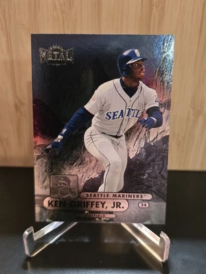 Fleer Metal Universe 1998 Ken Griffey Jr. #161 Seattle Mariners Foto 1 de 2
