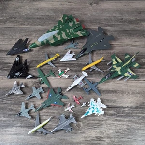 Mixed Lot Of 23 Diecast Jets And Plane Toys Used Various Type Aviation Fighters - Picture 1 of 16