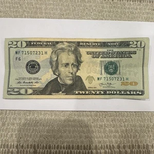 2013 $20 TRUE 0/1 BINARY Serial #MF71507231H - Picture 1 of 2