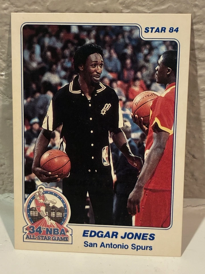 1984 Star All-Star Game Slam Dunk Edgar Jones #6 NRMT - Image 1 of 2