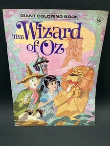 WICKED Vintage 1975 Giant Coloring Book The Wizard Of Oz Great Collectible - Picture 1 of 8