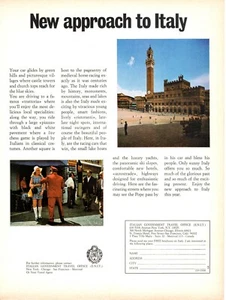 Estampado publicitario vintage 1971 Itialian Government Oficina de viajes Trattoria Italia - Imagen 1 de 1