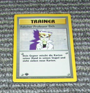 1999 Pokemon Base Set Imposter Professor Oak 1st Edition German 73/102 - Picture 1 of 2