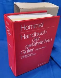 Handbuch Der Gefahrlichen Guter. Erlauterungen I -Dangerous Goods Explanations 1 - Picture 1 of 3