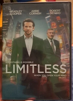 Limitless (DVD, 2011, Widescreen) Bradley Cooper Robert DeNiro - Image 1 of 3