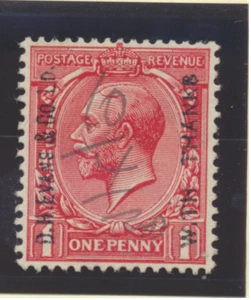 Great Britain Stamp Scott #128, Commercial Overprint, "DH Evans … With Thanks" - Picture 1 of 1