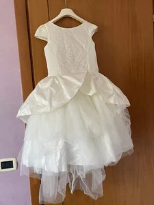 Petit Abito Prima Comunione Bianco 9/10 Anni - Foto 1 di 14